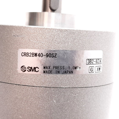 New SMC CRB2BW40-90SZ Rotary Actuator, Rotation: 90°, Pressure: 1.0MPa, M5x0.8