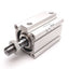New SMC CDQ2L40TN-40DMZ Compact Cylinder, 40mm Bore, 40mm Stroke, 1.0MPa, 1/8" NPT