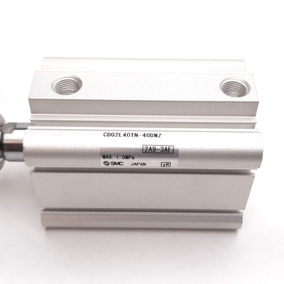 New SMC CDQ2L40TN-40DMZ Compact Cylinder, 40mm Bore, 40mm Stroke, 1.0MPa, 1/8" NPT