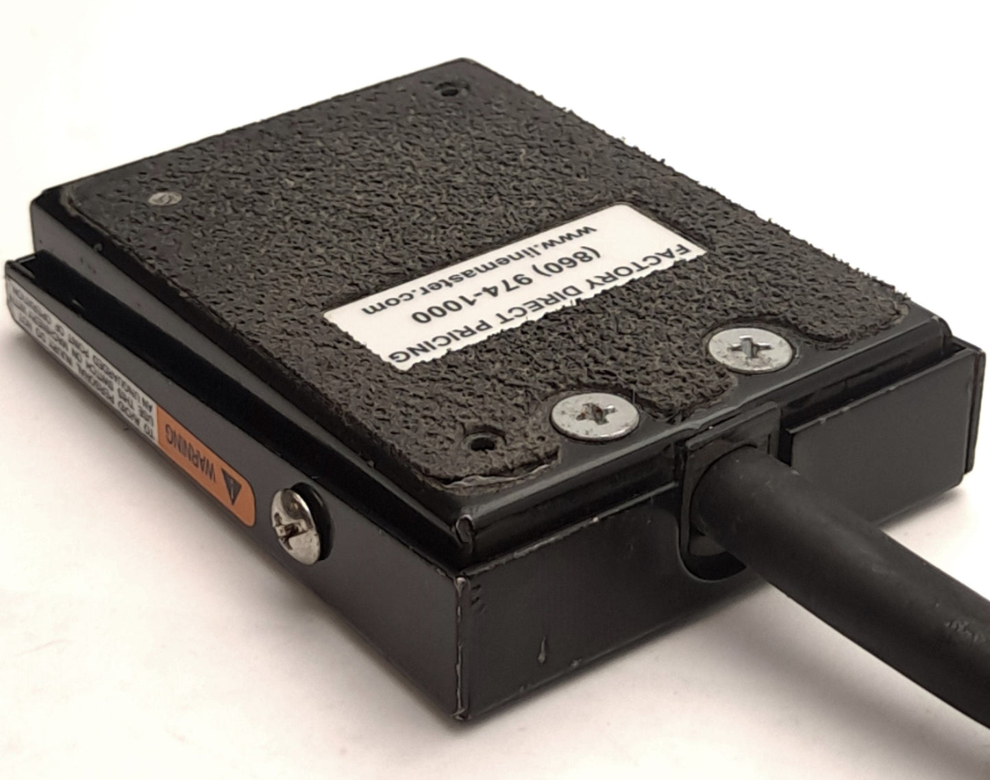 Used Lot of 2 Linemaster T-91-S Treadlite II Momentary Foot Pedal Switch, 250VAC 15A