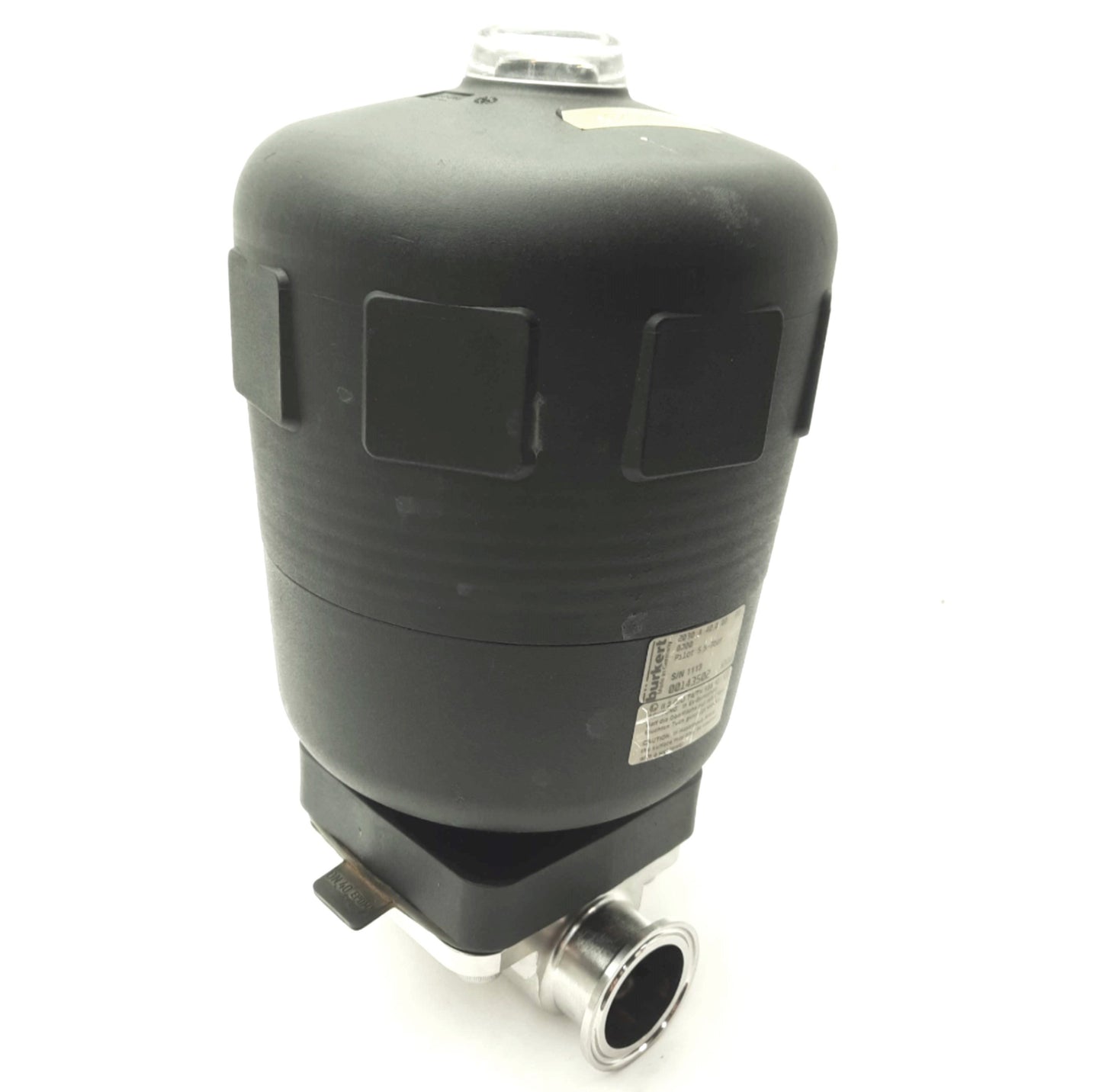 Used Steel & O'Brien 84L4512E15 Air Piloted 2-Way Diaphragm Valve 1½" Tri-Clamp 316L