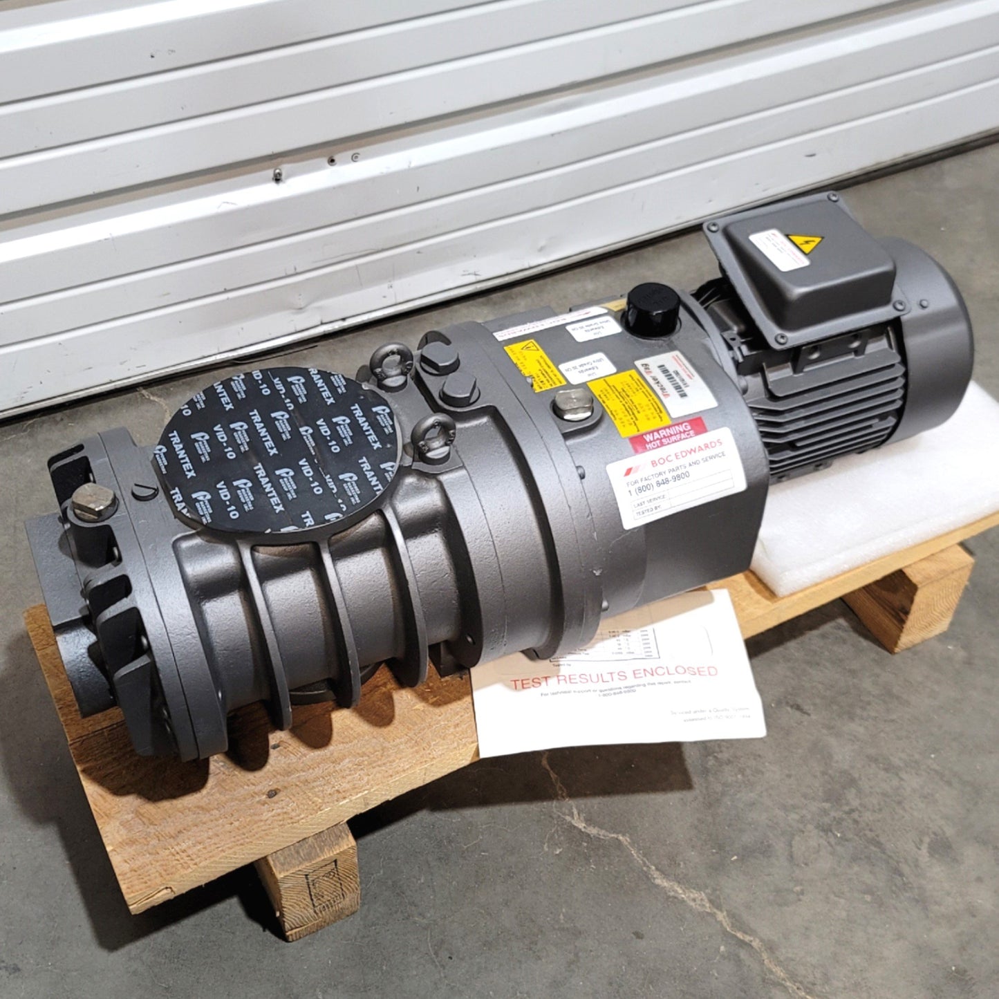 New Edwards A302-72-936 EH500 Mechanical Booster Pump 208-230/460VAC 0-90mbar 2.2kW