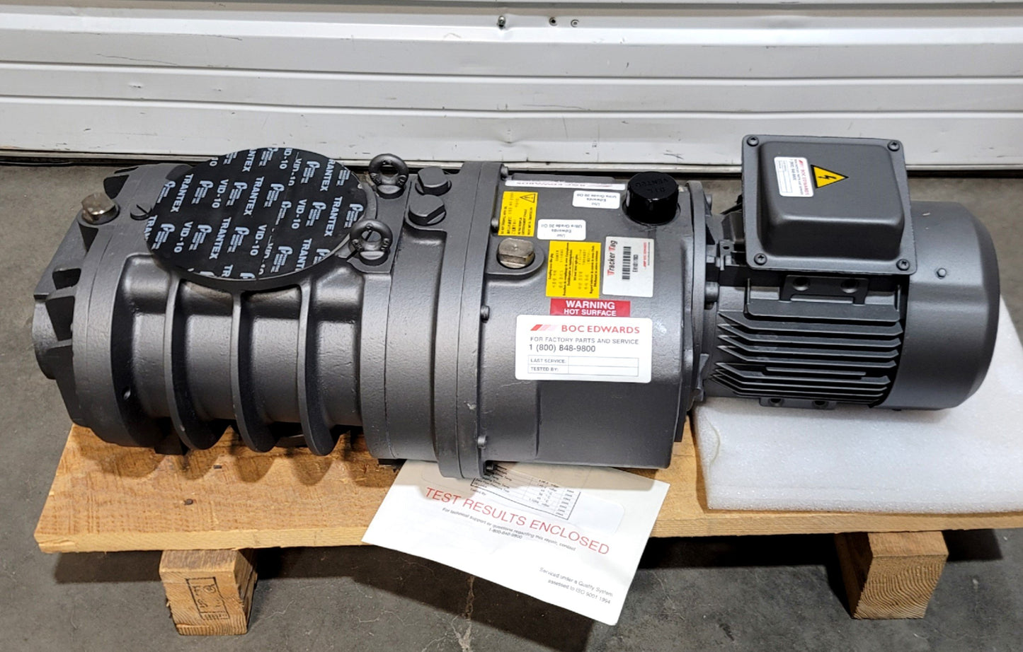 New Edwards A302-72-936 EH500 Mechanical Booster Pump 208-230/460VAC 0-90mbar 2.2kW