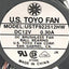 Used Lot of 3 US Toyo Fan USTF922512HW Brushless DC Fan, 12VDC, 0.3A, 2850RPM, 2W