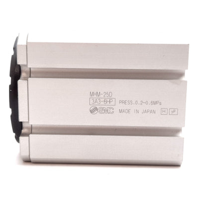 New SMC MHM-25D Magnetic Gripper, Bore: 25mm, Pressure: 0.2-0.6MPa, Ports: M5x0.8