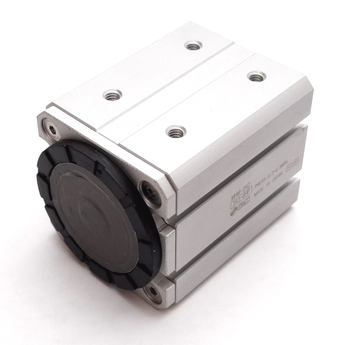 New SMC MHM-25D Magnetic Gripper, Bore: 25mm, Pressure: 0.2-0.6MPa, Ports: M5x0.8