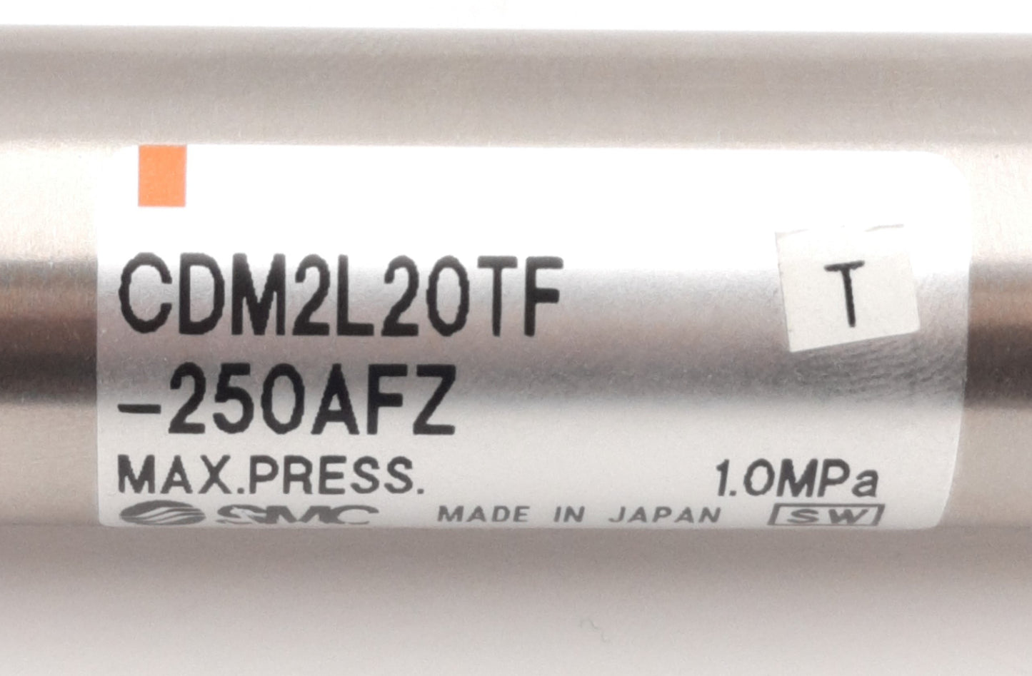 Used SMC CDM2L20TF-250AFZ Round Body Cylinder, 20mm Bore, 250mm Stroke, G1/8 Ports