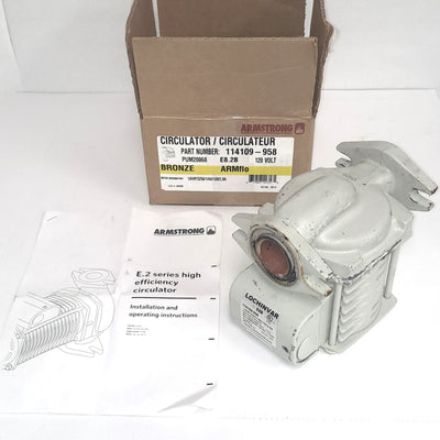 Used Armstrong 114109-958 E8.2B Bronze Circulating Pump, 150psi/10bar Max, 3250RPM