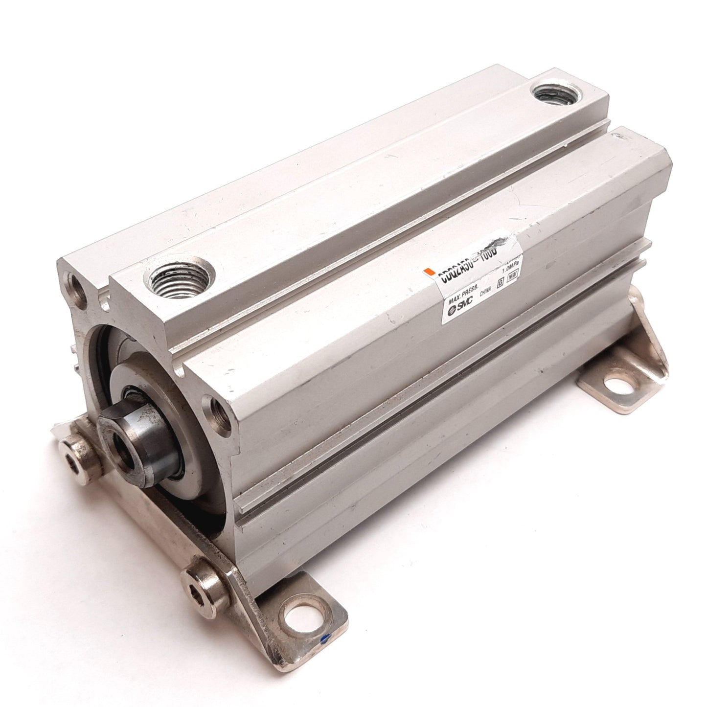 Used SMC CDQ2A50-100D Pneumatic Cylinder, Bore: 50mm, Stroke: 100mm, 1.0MPa, G1/4