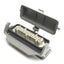 Used Harting Han 24 E-F Female Connector 24 Pin, 500V 15A w/ Plastic Latch Housing