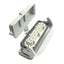 Used Harting Han 24 E-F Female Connector 24 Pin, 500V 15A w/ Plastic Latch Housing
