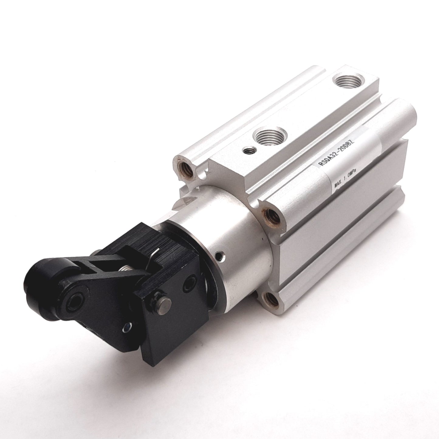 New SMC RSQA32-20DBZ Stopper Cylinder, Bore: 32mm, Stroke: 20mm, 1.0MPa, Rc1/8