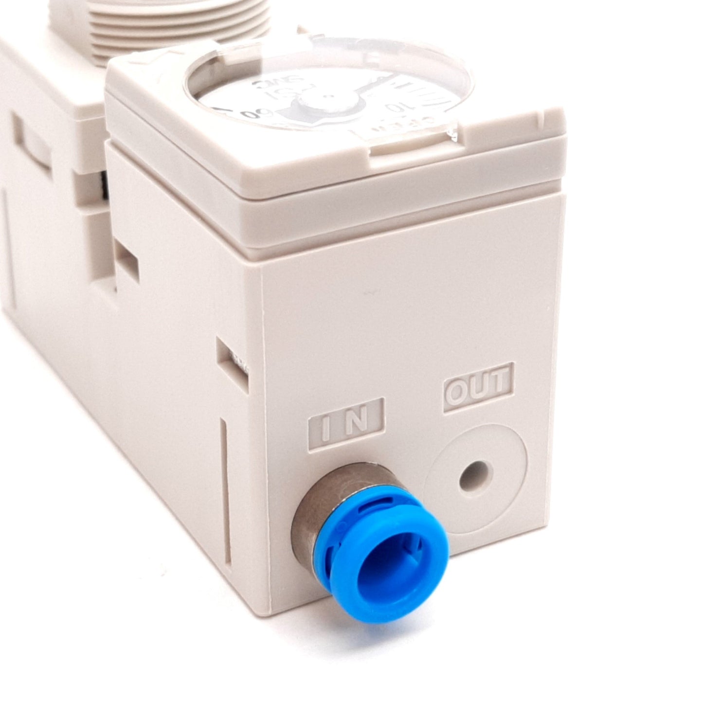 New SMC ARM10F4-08G-7Z Compact Manifold Regulator, Supply: 145psi, Set: 7-50psi