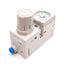 New SMC ARM10F4-06G-7Z Compact Manifold Regulator, Supply: 145psi, Set: 7-50psi
