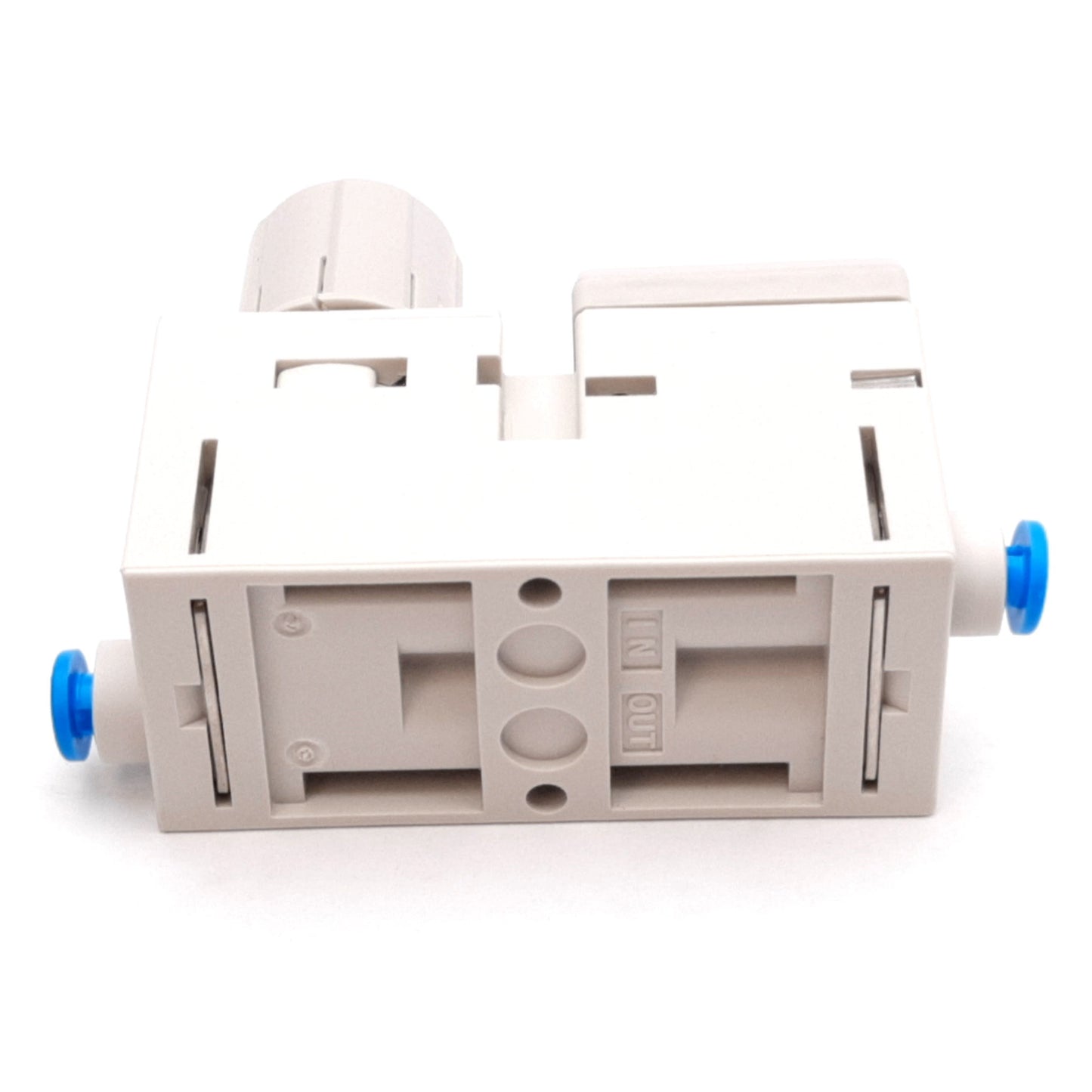 New SMC ARM10F4-06G-7Z Compact Manifold Regulator, Supply: 145psi, Set: 7-50psi
