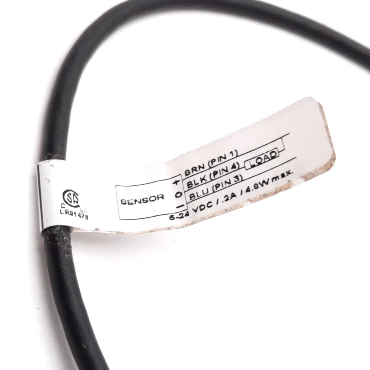 Used Fabco-Air 949-000-332 Cylinder Position Switch Sensor, 5-24VDC, NPN, 3-Pin M8