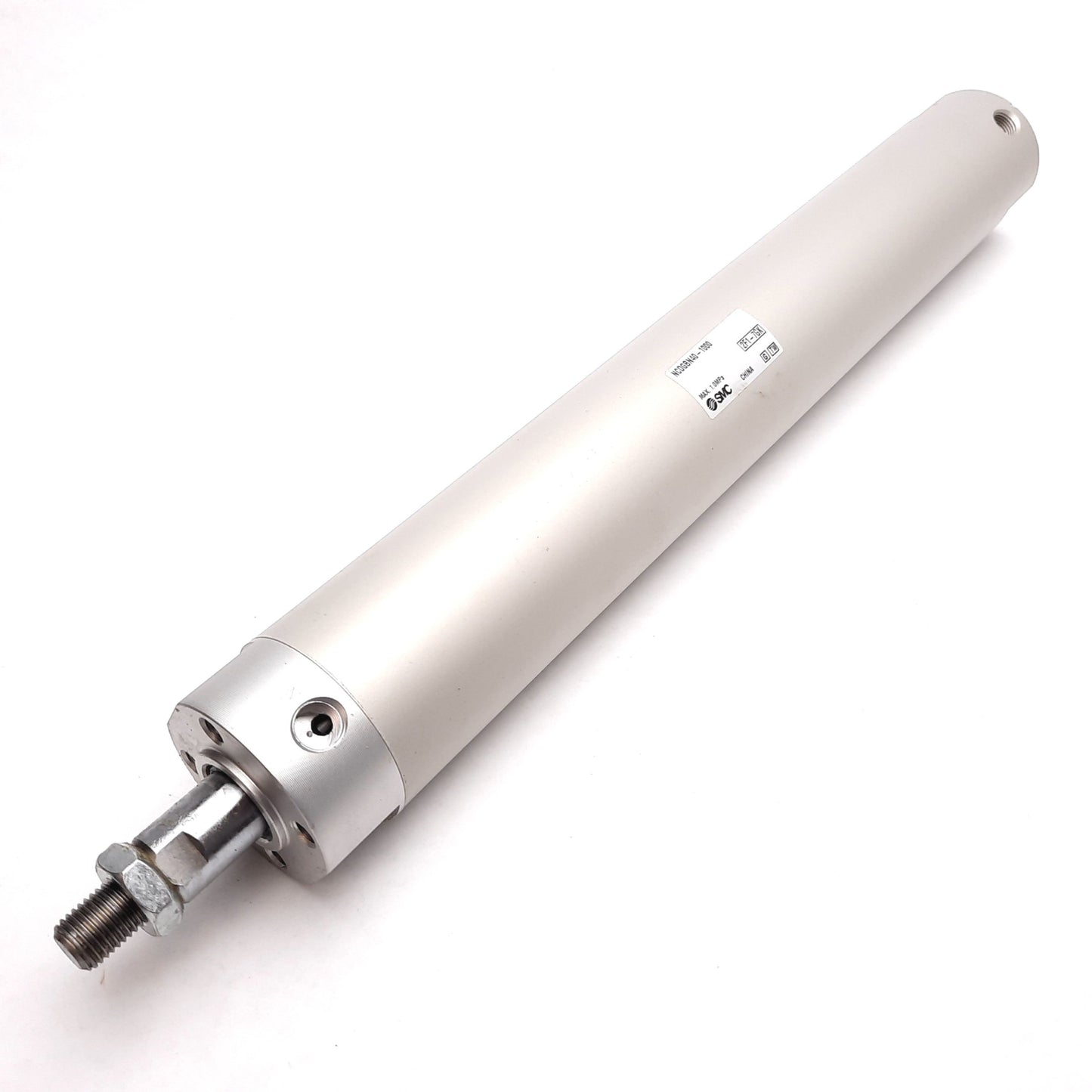 New SMC NCDGBN40-1000 Pneumatic Cylinder, Bore: 1.5", Stroke: 10", 1.0MPa, 1/8" NPT
