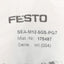 New Festo SEA-M12-5GS-PG7 Straight Plug Connector for T-Adapters, M12 5-Pin, 60V 4A