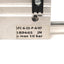Used Festo DFC-6-25-P-A-KF Mini Guided Cylinder 6mm Bore 25mm Stroke M3, 0.15-1MPa