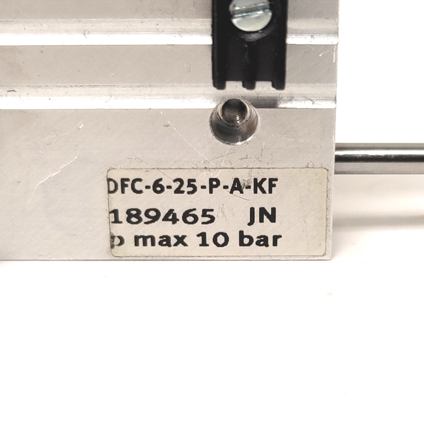 Used Festo DFC-6-25-P-A-KF Mini Guided Cylinder 6mm Bore 25mm Stroke M3, 0.15-1MPa
