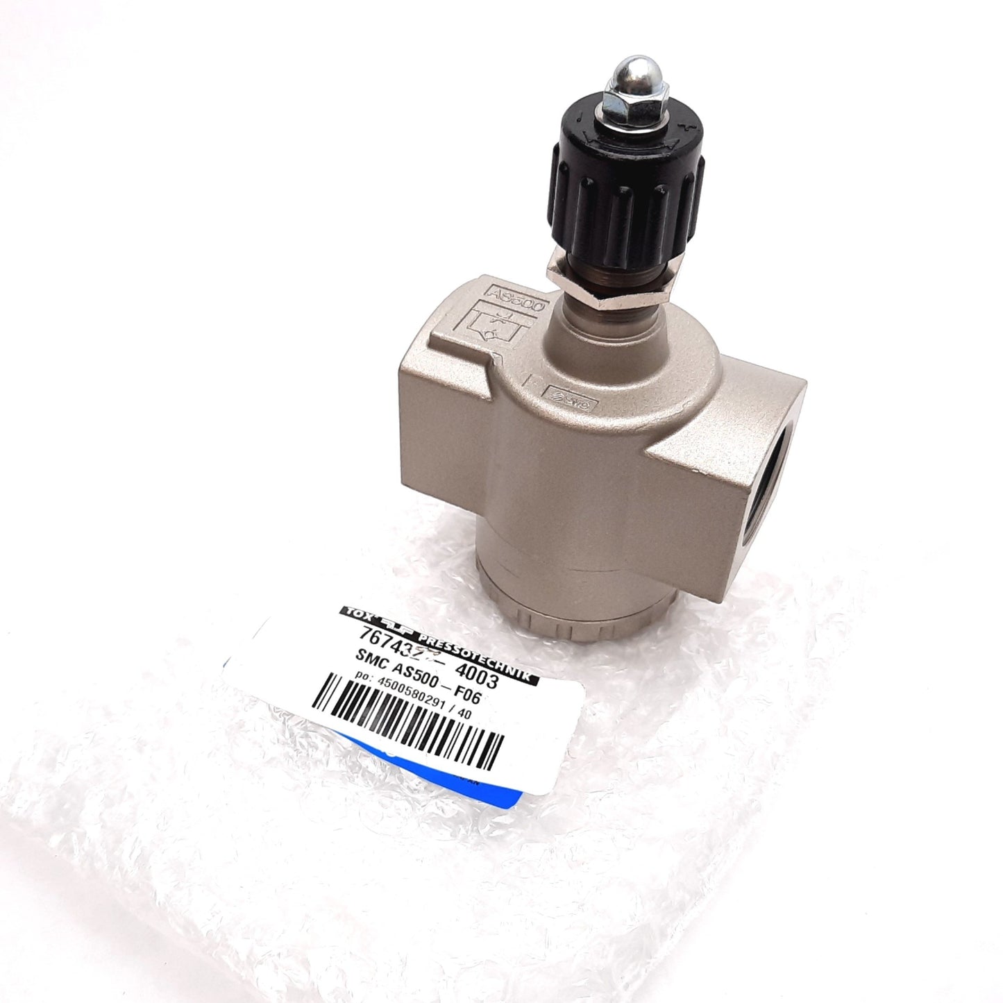 New SMC AS500-F06 Speed Controller, Flow: 8100 l/min, Pressure: 1.0MPa, Ports: G3/4