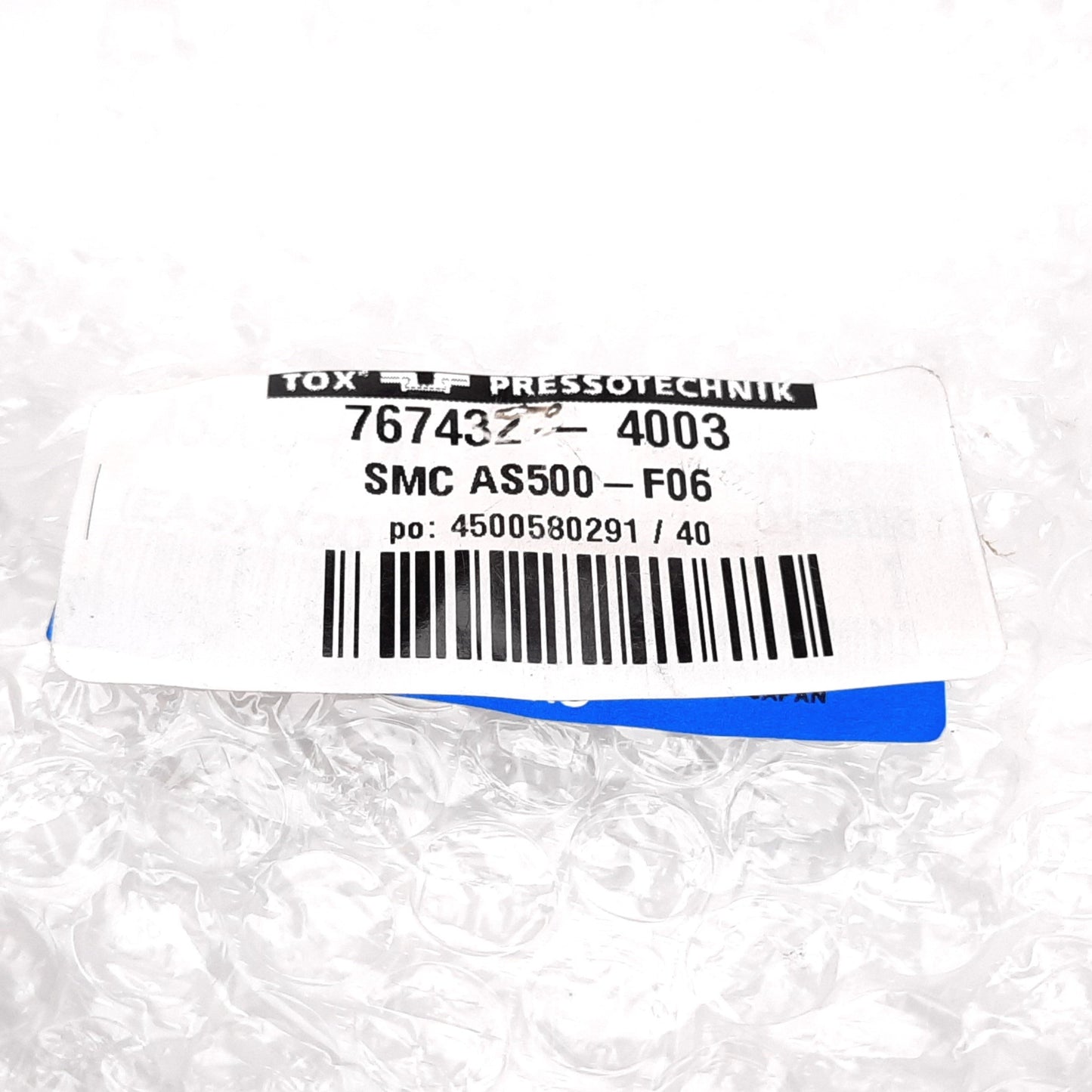 New SMC AS500-F06 Speed Controller, Flow: 8100 l/min, Pressure: 1.0MPa, Ports: G3/4