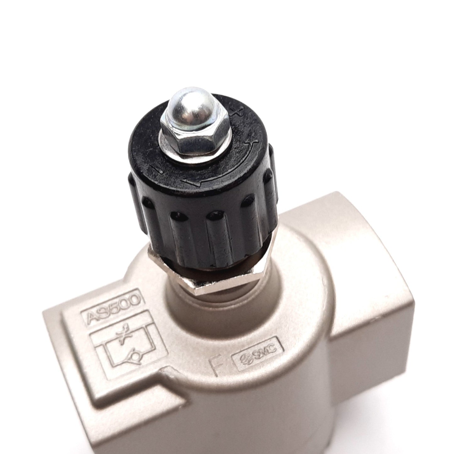 New SMC AS500-F06 Speed Controller, Flow: 8100 l/min, Pressure: 1.0MPa, Ports: G3/4