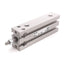 New SMC CDU6-30D Free Mount Cylinder, Bore: 6mm, Stroke: 30mm, 0.7MPa, M5x0.8