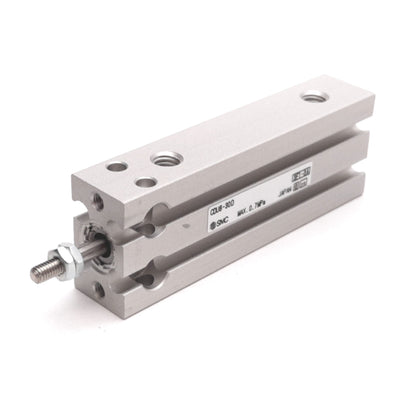 New SMC CDU6-30D Free Mount Cylinder, Bore: 6mm, Stroke: 30mm, 0.7MPa, M5x0.8
