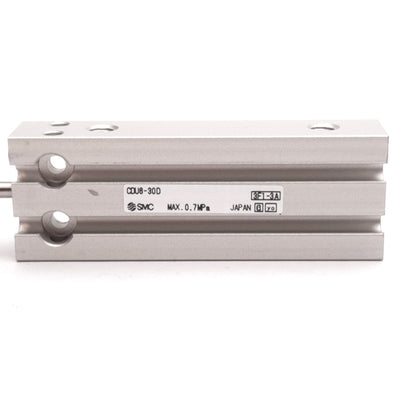 New SMC CDU6-30D Free Mount Cylinder, Bore: 6mm, Stroke: 30mm, 0.7MPa, M5x0.8