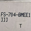 Used Bimba FS-704-BMEE1 Flat-1 Pneumatic Cylinder, 3" Bore, 4" Stroke, Double-Acting