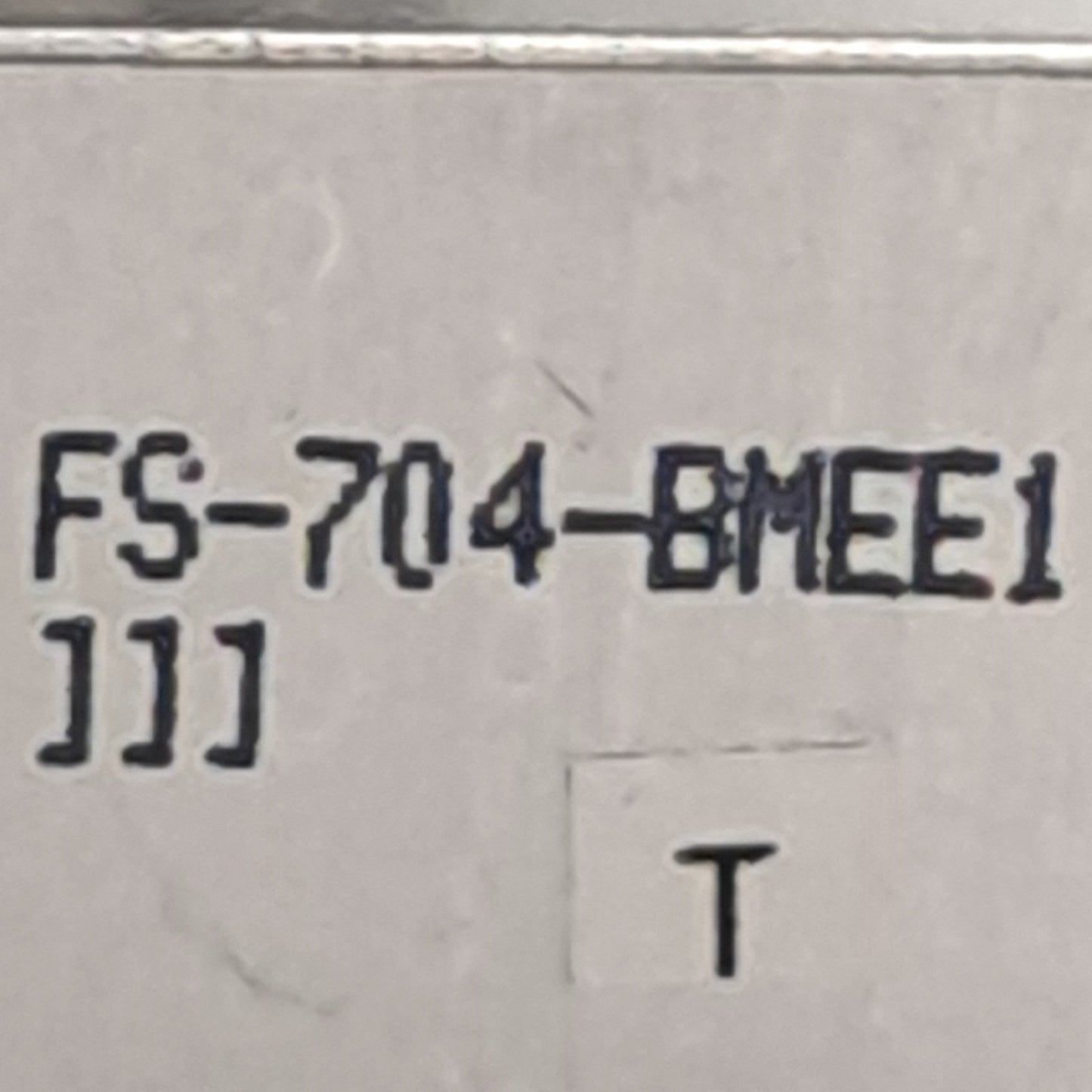 Used Bimba FS-704-BMEE1 Flat-1 Pneumatic Cylinder, 3" Bore, 4" Stroke, Double-Acting