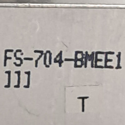 Used Bimba FS-704-BMEE1 Flat-1 Pneumatic Cylinder, 3" Bore, 4" Stroke, Double-Acting