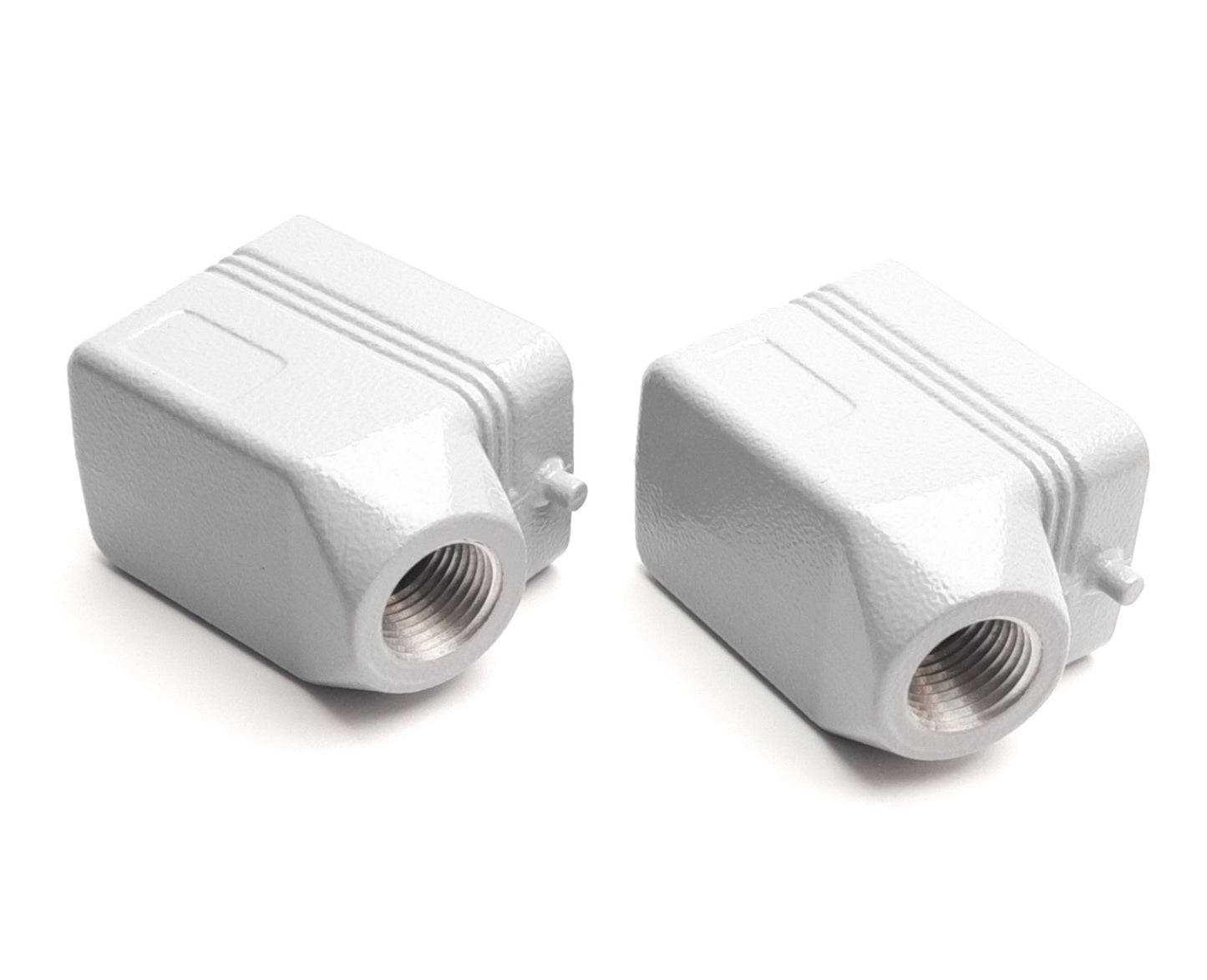 Used Lot of 2 ILME CSEM-06 & 23468 Male Connectors, 6-Pin, 16A 500V, Size: 44.27