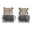 Used Lot of 2 ILME CSEM-06 & 23468 Male Connectors, 6-Pin, 16A 500V, Size: 44.27