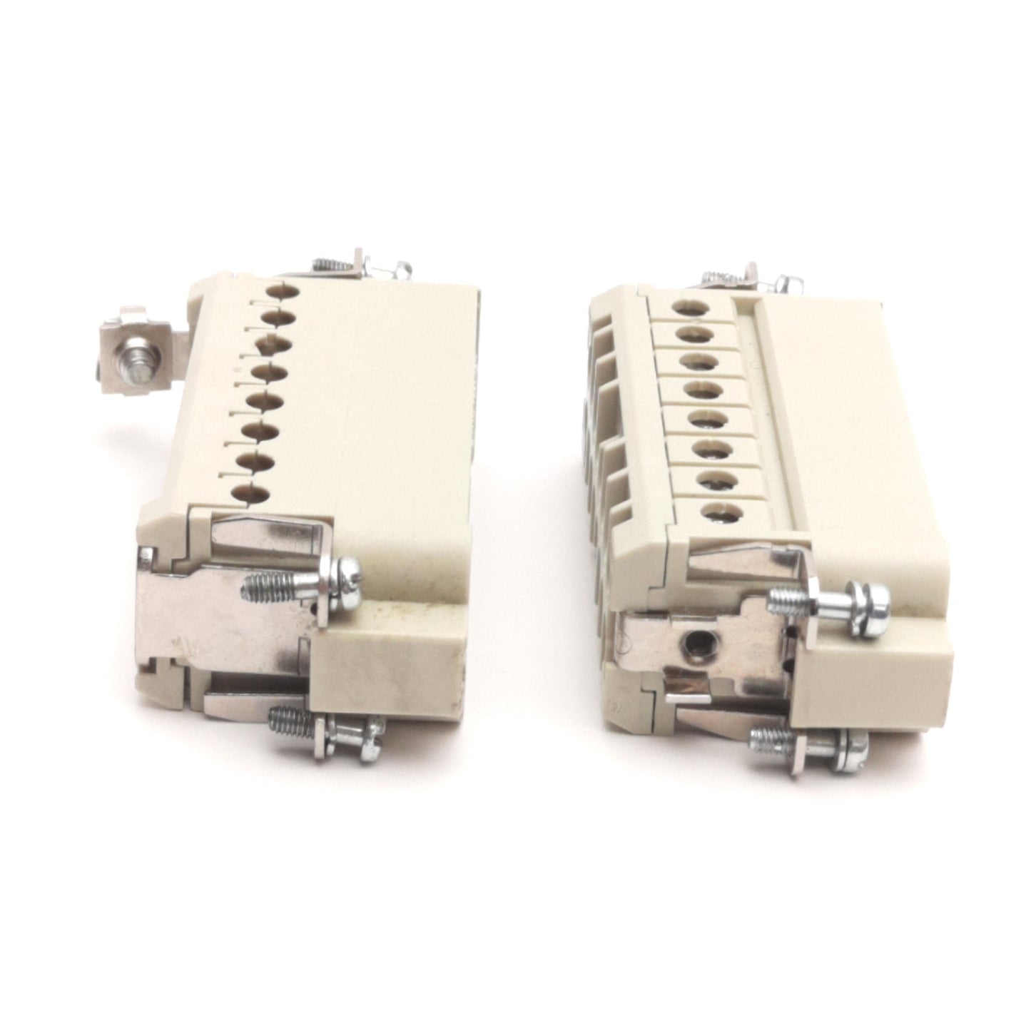 Used Lot of 2 ILME CDAM 16 N Male Inserts, 16-Poles, 250V 16A, Size: 66.40