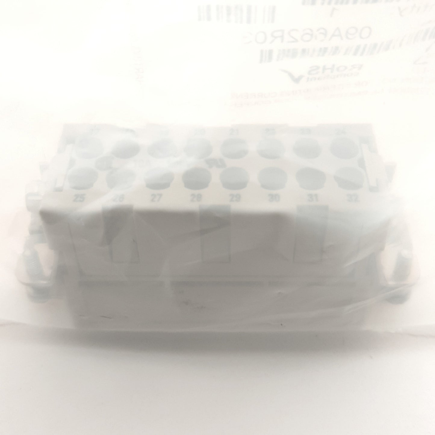 New Harting 16A-M-C (17-32) / 09200163011 Male Insert 32 Position + PE, 250V 32A