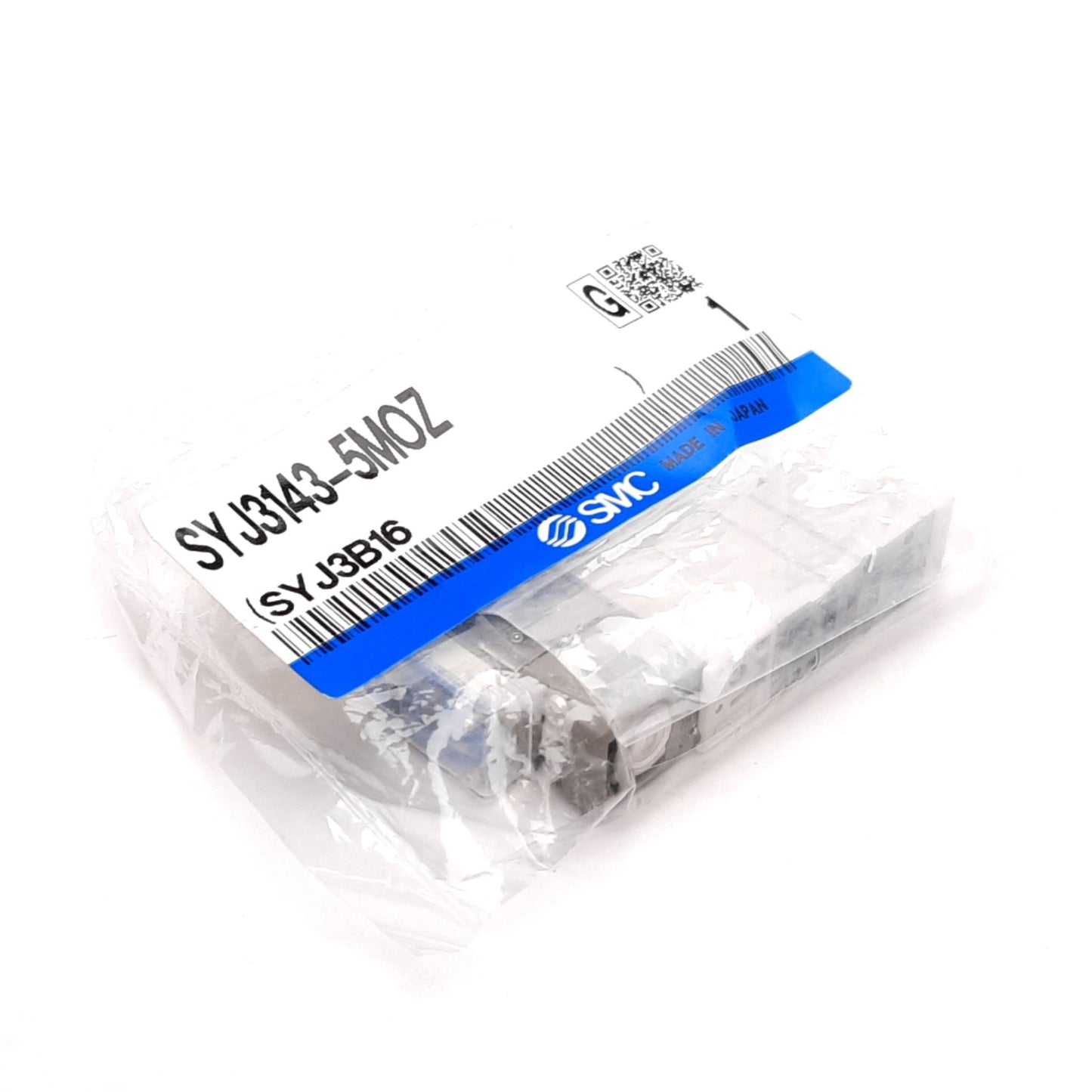 New SMC SYJ3143-5MOZ Solenoid Valve, 2-Position 5-Port, 24VDC, 0.15-0.7MPa