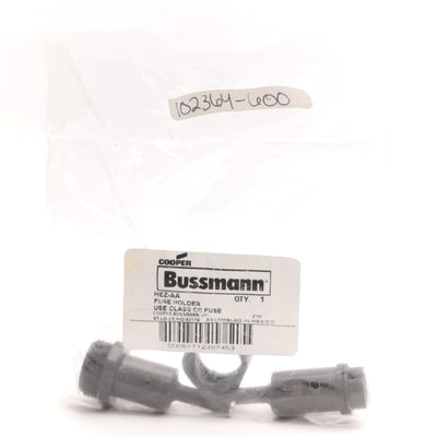 New Cooper Bussman HEZ-AA Fuse Holder, For Clas CC Fuses, 600V 30A, In-Line Mounting