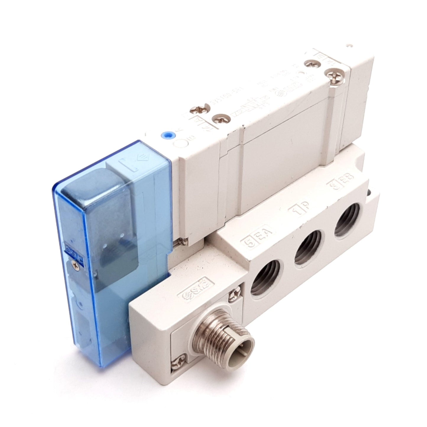 New SMC SY5100-5R1 Solenoid Valve, 2-Position 5-Port, 24VDC, 0.15-0.7MPa, 1/4" NPT
