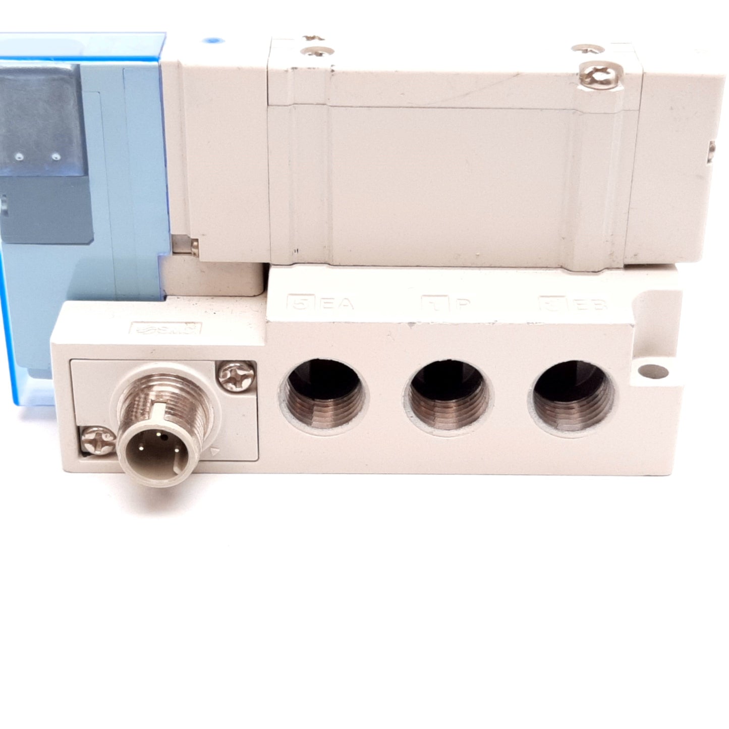 New SMC SY5100-5R1 Solenoid Valve, 2-Position 5-Port, 24VDC, 0.15-0.7MPa, 1/4" NPT