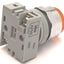 Used Lot of 2 Idec APW199-A-120V Pilot Light, 120VAC/DC, 10A, 22mm Size, Amber Lens