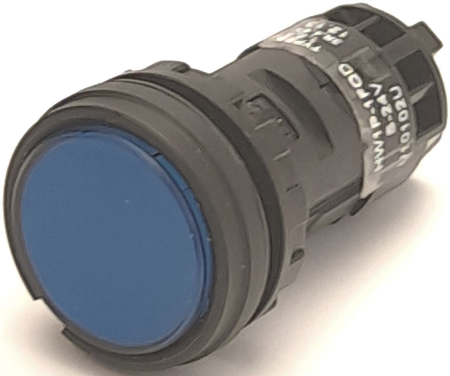 Used Lot of 2 Idec HW1P-1FQD-S-24 Blue Pilot Light, Round Flush Lens, 24VAC/DC, 22mm