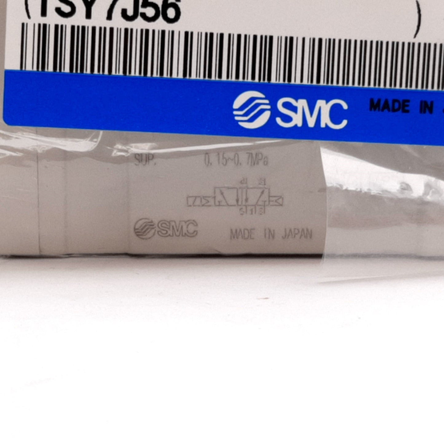 New SMC SY7120-3DZ-N11T-F2 Solenoid Valve, 2-Position 5-Port, 110VAC, 0.15-0.7MPa