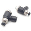 Used Lot of 2 Parker Legris 70656014 Compact Flow Control Valve 1/4" NPT, 3/8" P2C