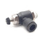 Used Lot of 2 Parker Legris 70656014 Compact Flow Control Valve 1/4" NPT, 3/8" P2C