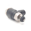 Used Lot of 2 Parker Legris 70656014 Compact Flow Control Valve 1/4" NPT, 3/8" P2C