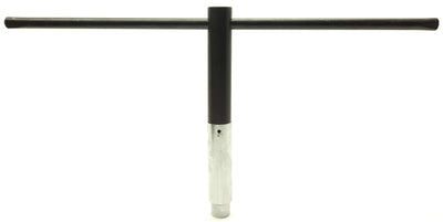 Used 5/8" Lathe Chuck Key, Self Ejecting, 10 1/4" Long, 20" Handle