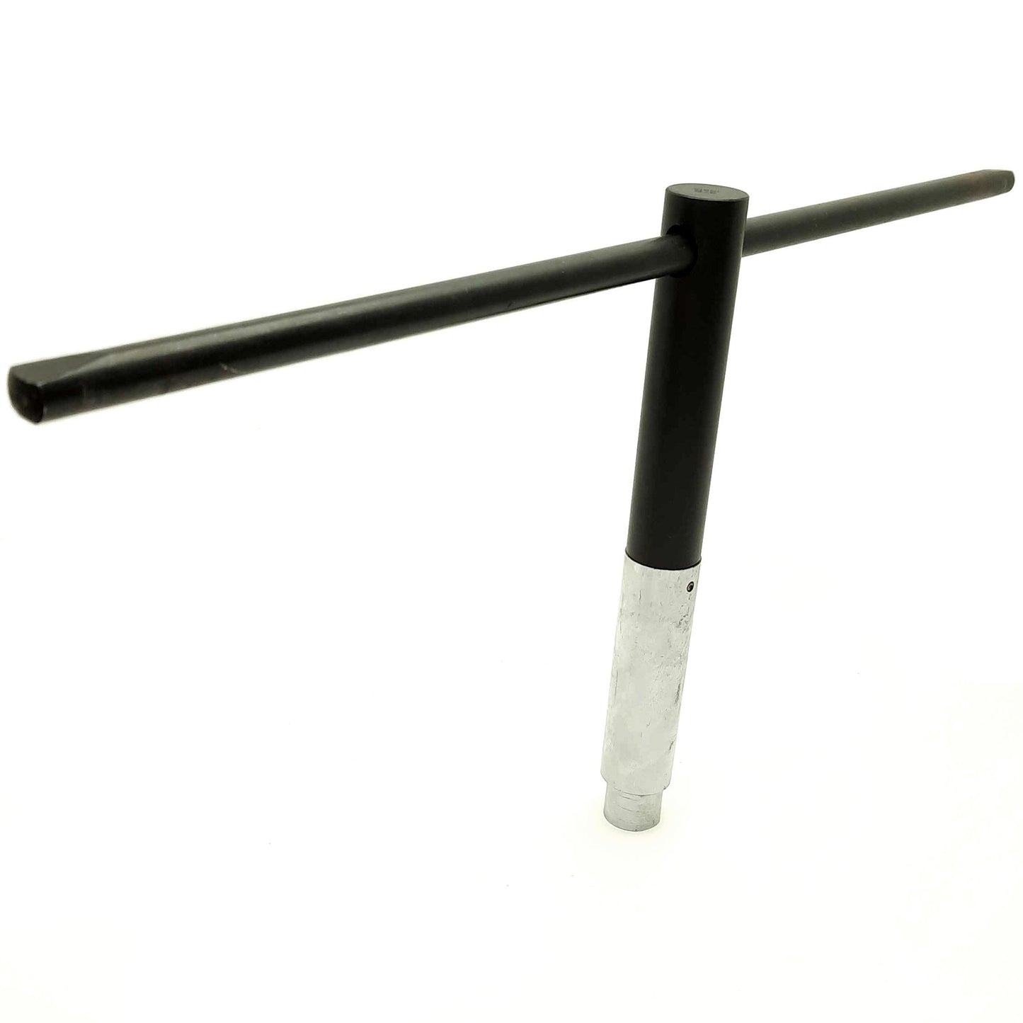 Used 5/8" Lathe Chuck Key, Self Ejecting, 10 1/4" Long, 20" Handle