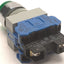 Used Idec ALW29920D-G-24V Illuminated Momentary Pushbutton, 2NO, Green LED, 24VAC/DC